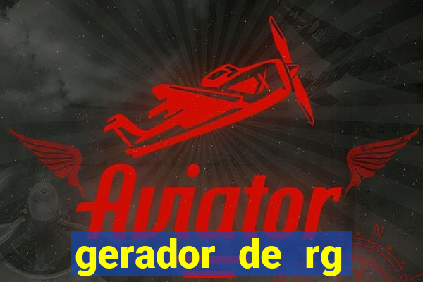 gerador de rg frente e verso